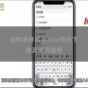 比特派排名 Bitpie钱包下载及使用指南