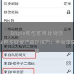 Bitpie钱包官网 比特派钱包多链资产管理技巧：全面攻略