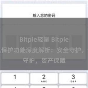 Bitpie轻量 Bitpie钱包隐私保护功能深度解析：安全守护，资产保障