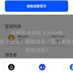 比特派全球版 Bitpie钱包更新了什么？最新功能一览【更新内容】