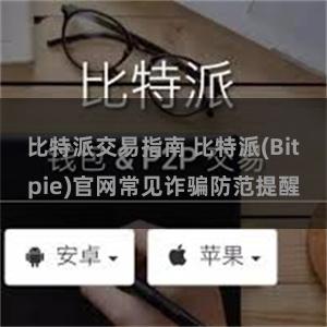 比特派交易指南 比特派(Bitpie)官网常见诈骗防范提醒