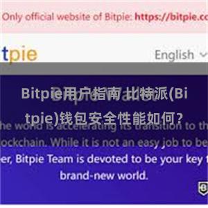 Bitpie用户指南 比特派(Bitpie)钱包安全性能如何？