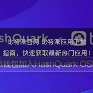 比特派官网 比特派应用下载指南，快速获取最新热门应用！