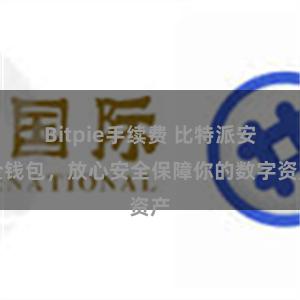 Bitpie手续费 比特派安全钱包，放心安全保障你的数字资产