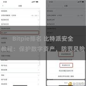 Bitpie排名 比特派安全教程：保护数字资产，防范风险